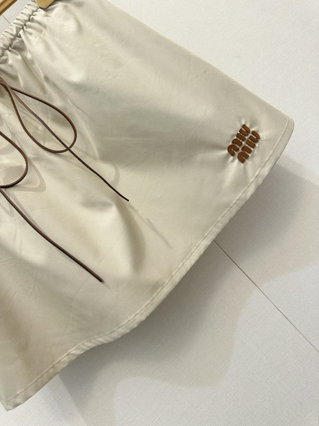 Hollow-out cotton-linen camisole