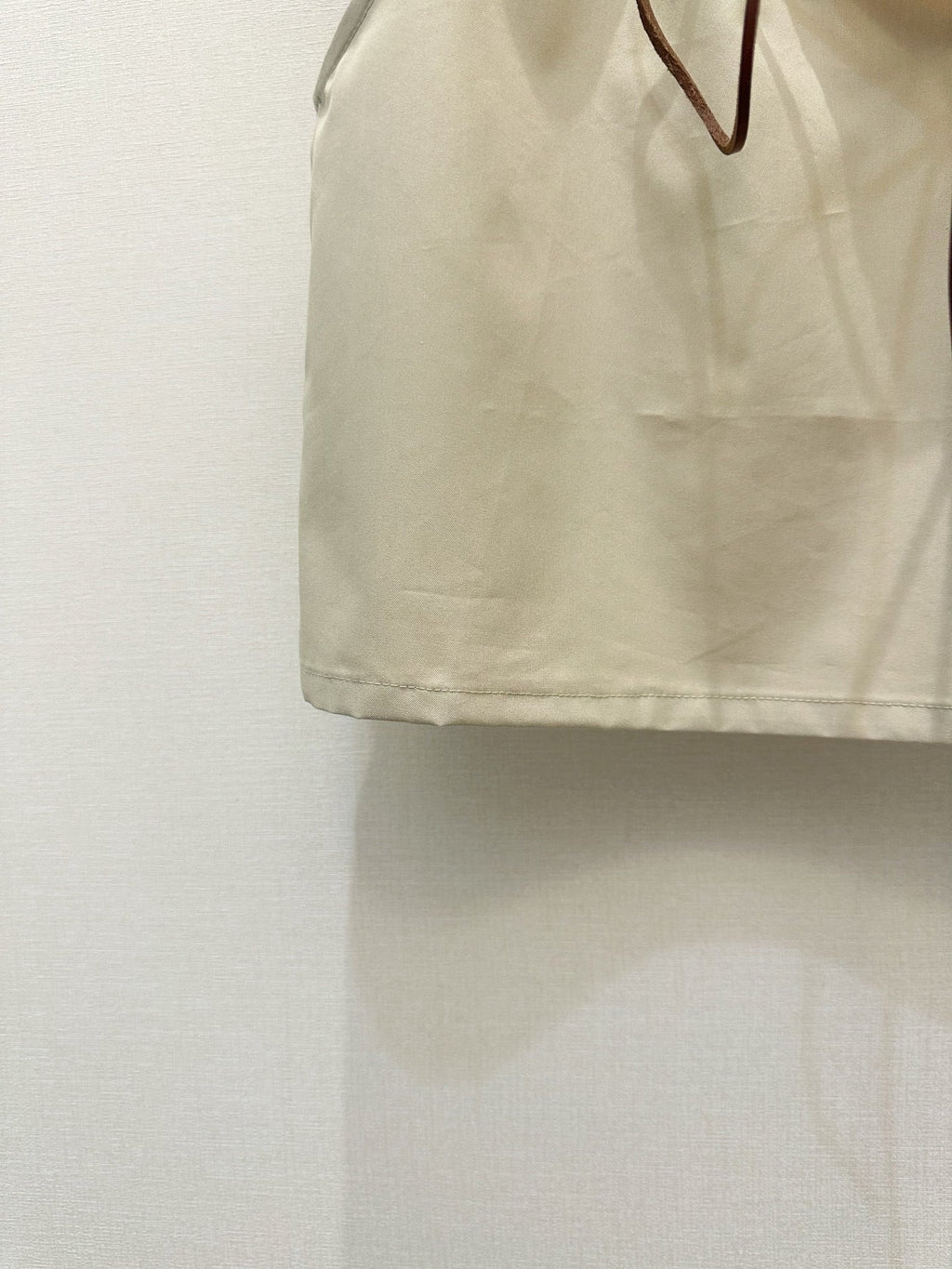 Hollow-out cotton-linen camisole