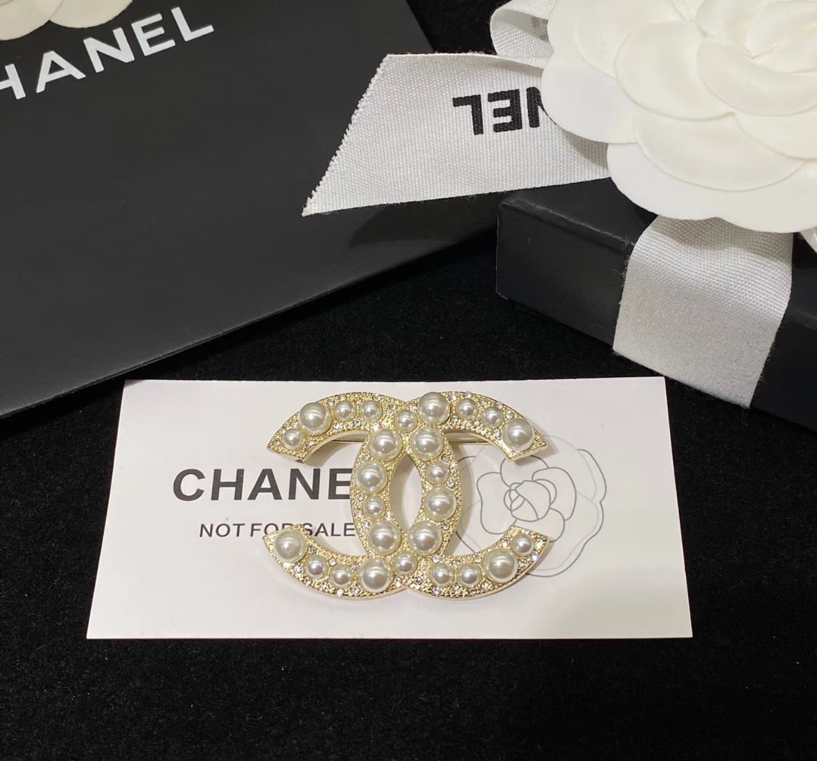 26SS NEW Double C Brooch