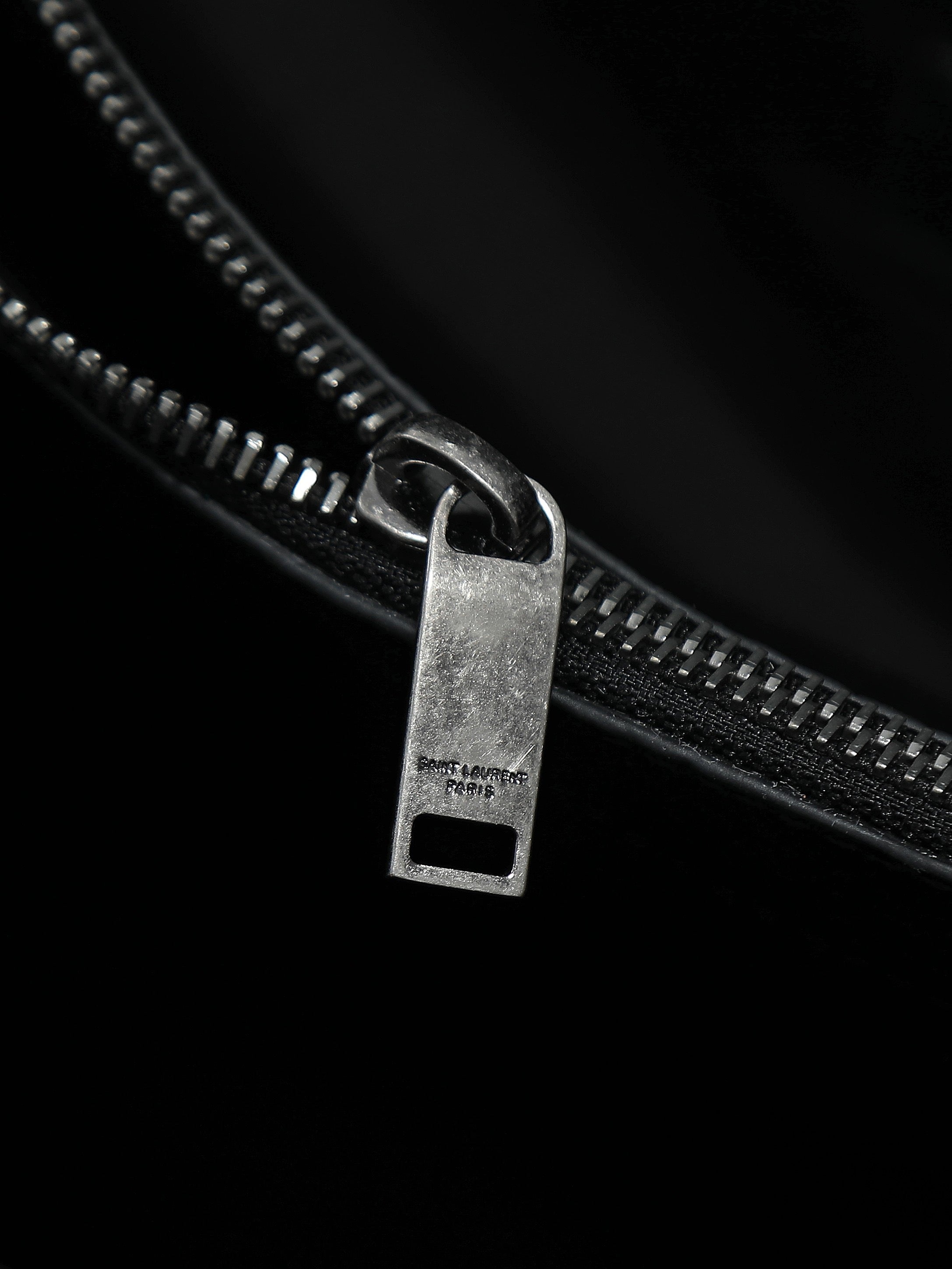 26SS New Niki Bag in Black Elephant-Grain Leather with Silver Hardware