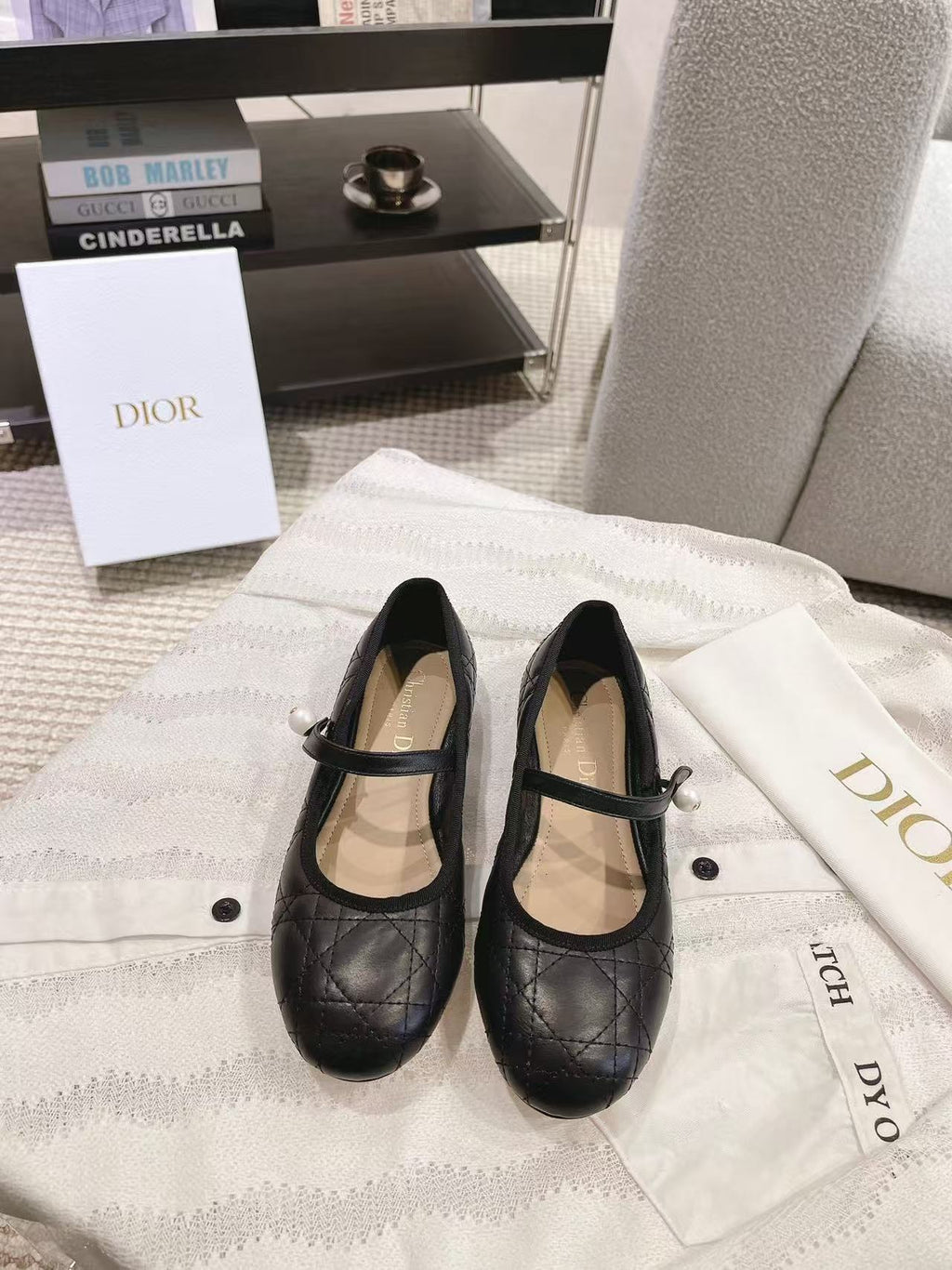 26FW New Pearl Quilted Ballet Flats 🩰