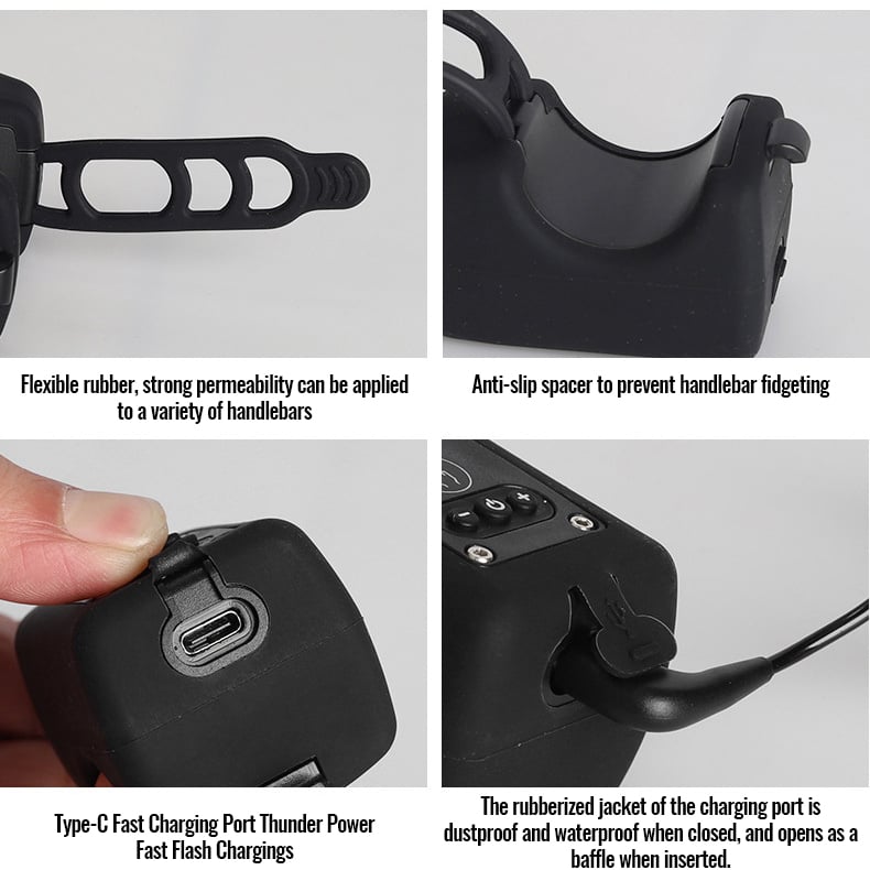 Ostavia™ Bike Electronic Horn with Large Range Floodlight