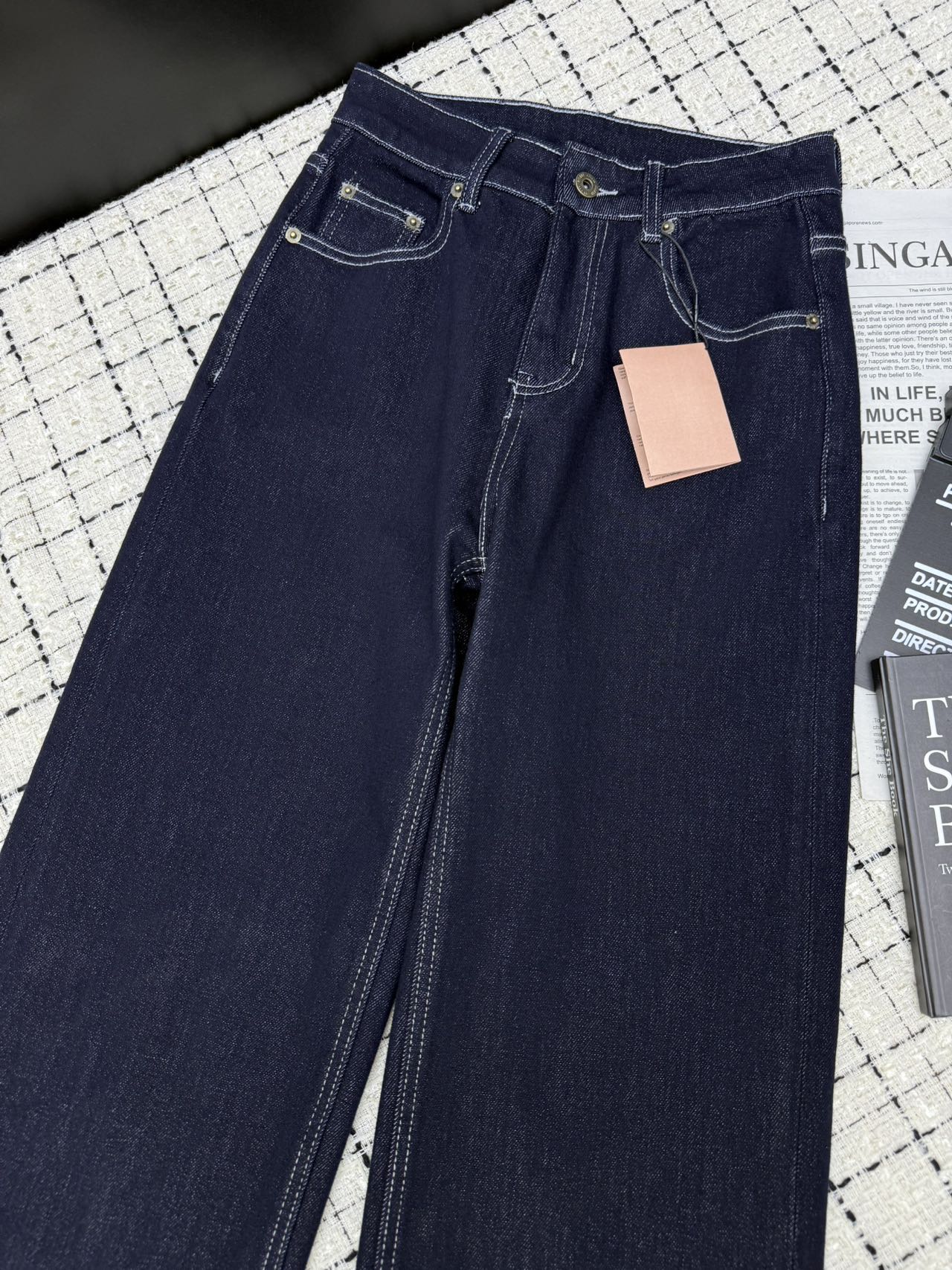 MiuMiu/26New Loose Straight-Leg Jeans