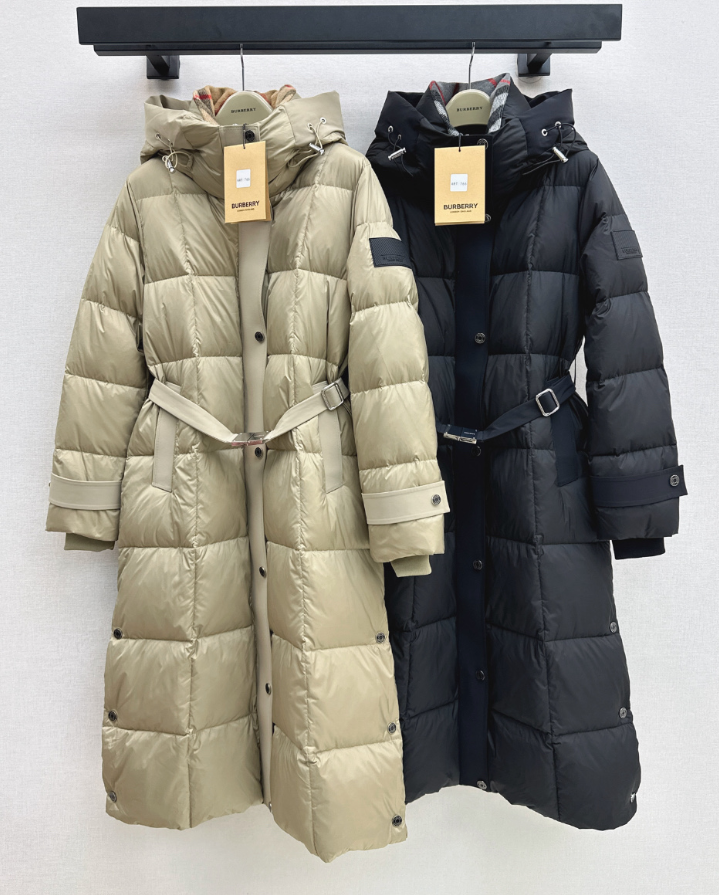26 Fall/Winter New Long Hooded Down Jacket