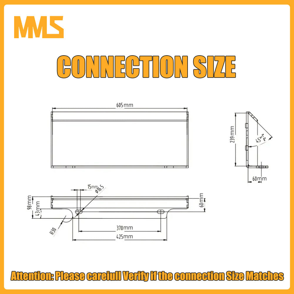 MMS Backhoe Fronthoe Attachment For MMS Skid Steer Loaders
