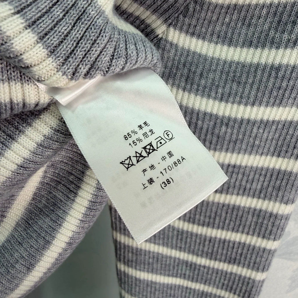 Dior/26 Early Autumn New Striped Knit Long Sleeve