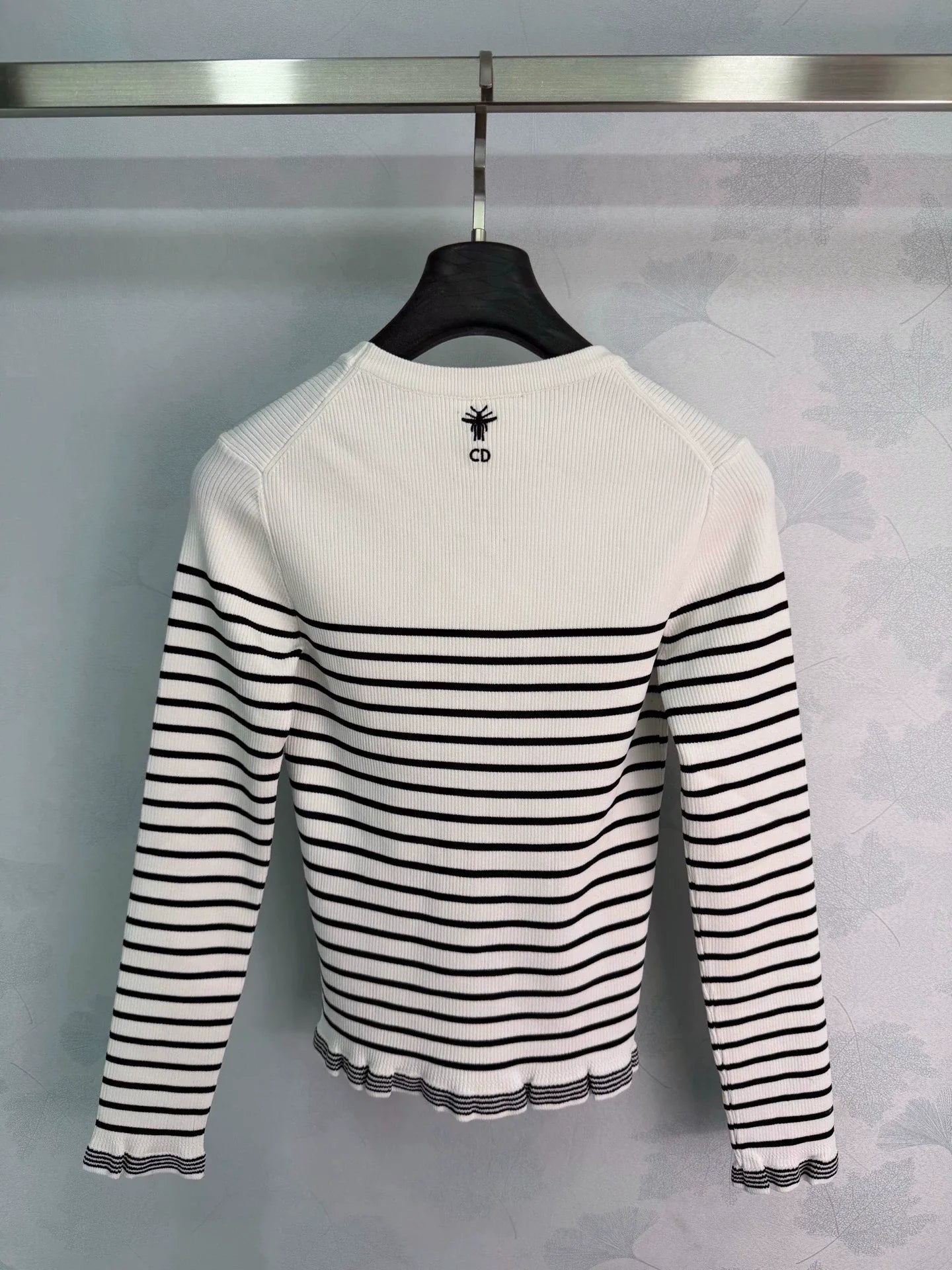 Dior/26 Early Autumn New Striped Wool Sweater