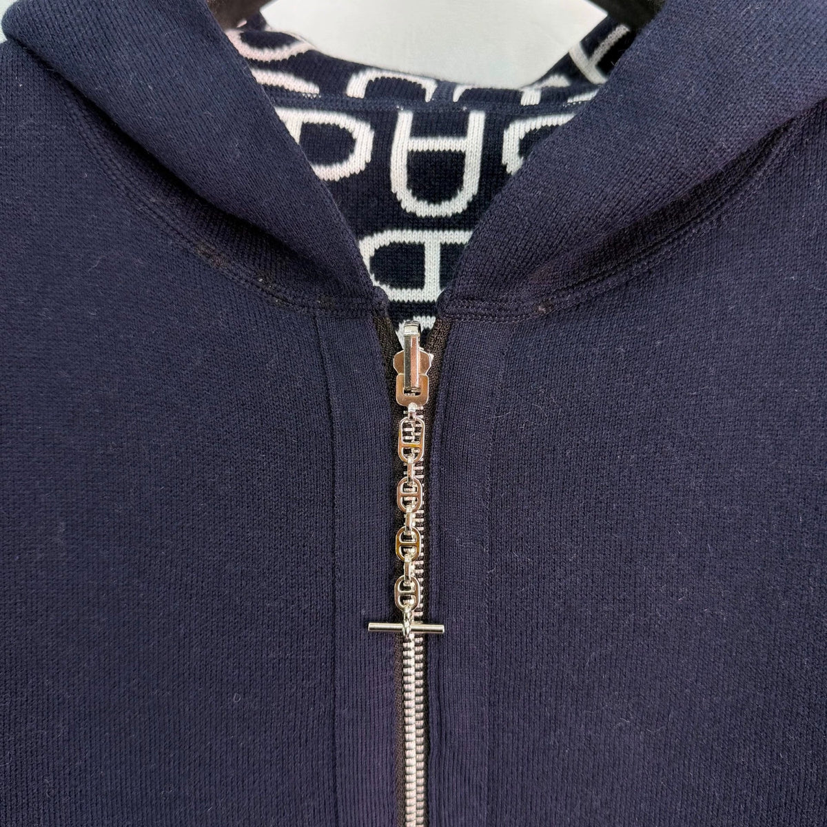 Hermès / 26 New Three-Color Hoodie Knit Cardigan