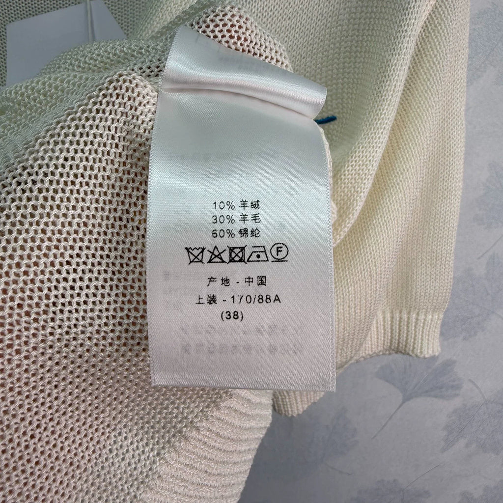 Dior/26ss New Embroidered Knit Cardigan