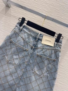 Chanel/26ss new denim mini skirt