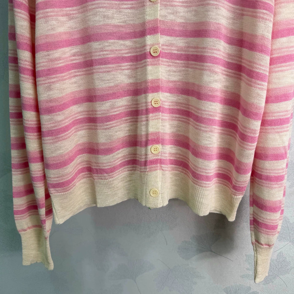 Loewe/26 Early Autumn New Striped Long-Sleeve Cardigan
