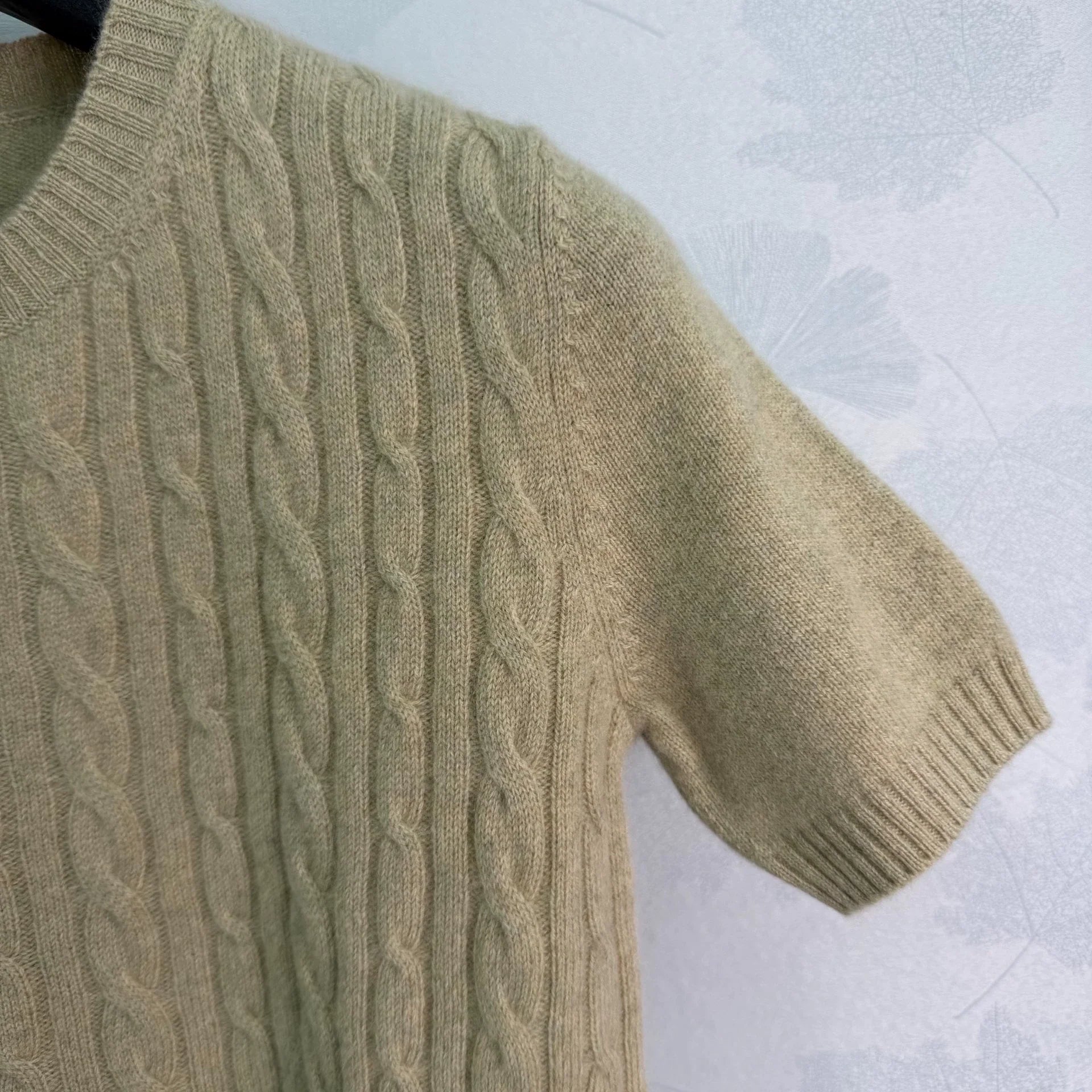 LORO PIANA / 26 Early Autumn New Twist Pattern Short Sleeve