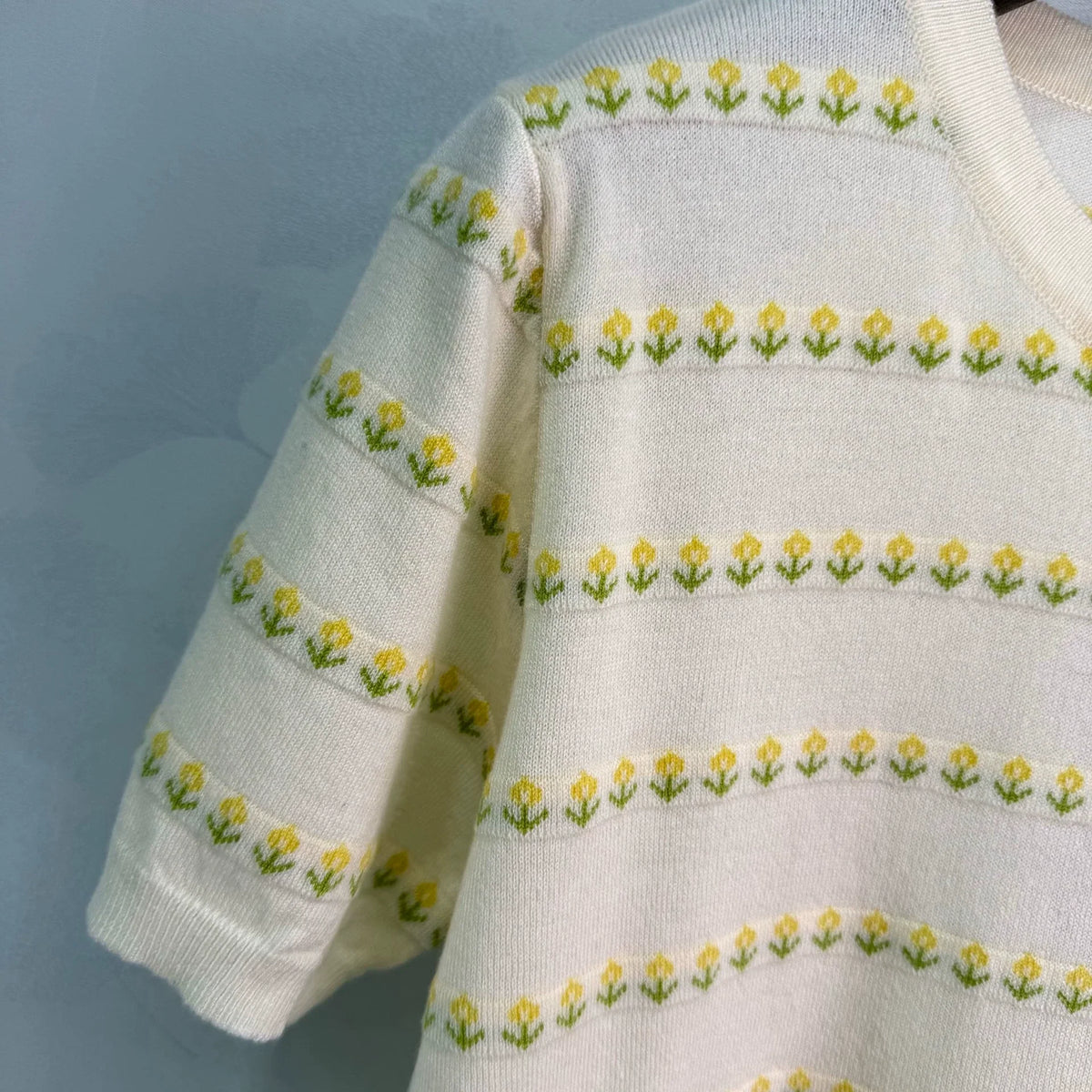 Yves Saint Laurent/26SS New Knit Short Sleeve