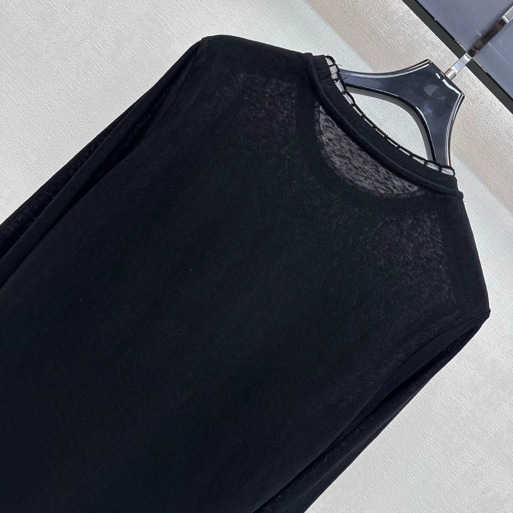 Chanel/26 New Embroidered Lace Collar Long Sleeve