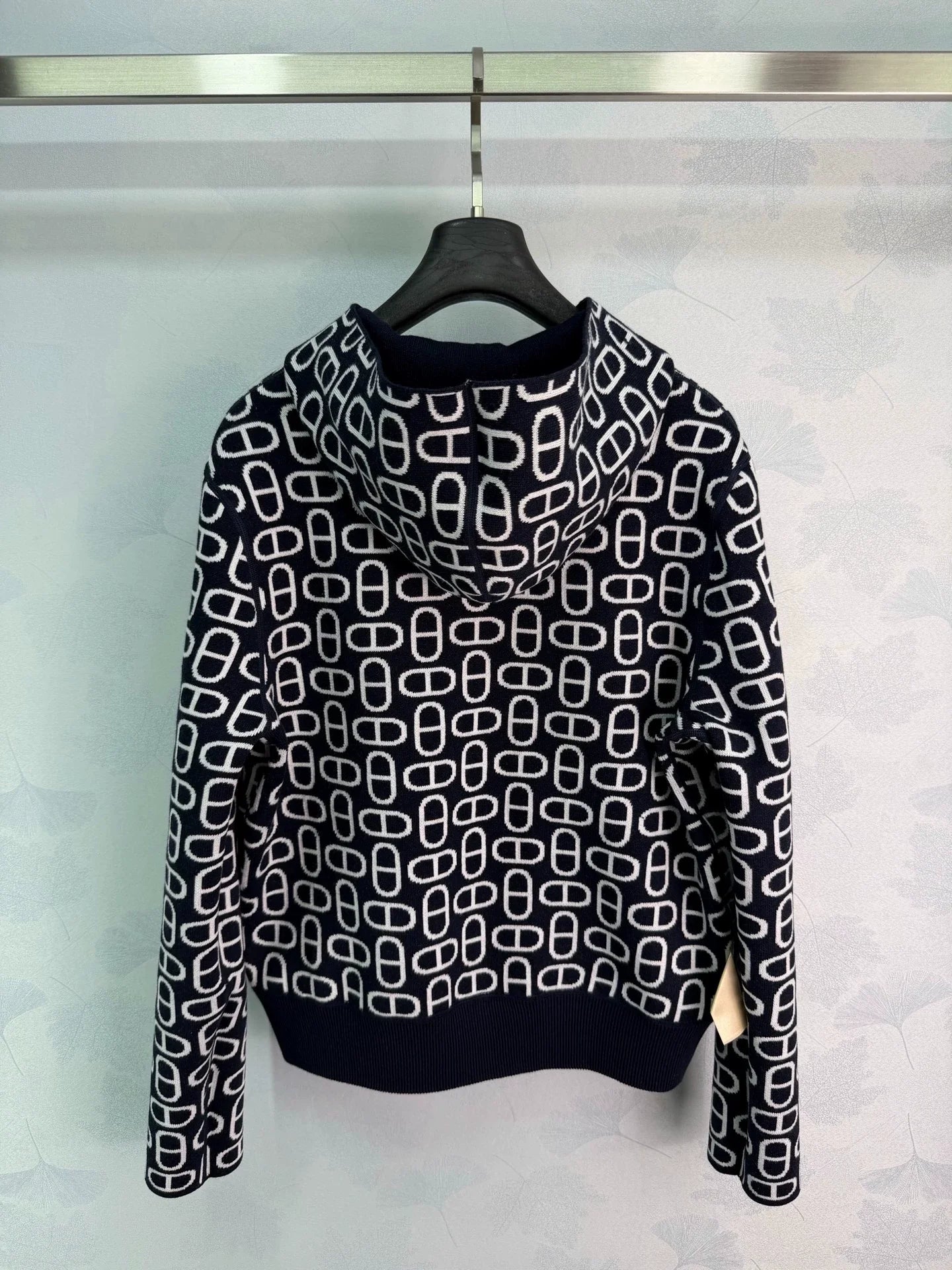 Hermès / 26 New Three-Color Hoodie Knit Cardigan