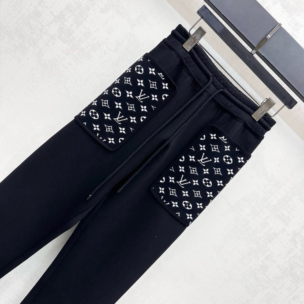 Louis Vuitton /26New Season Hooded Jacquard Jacket & Trousers Set