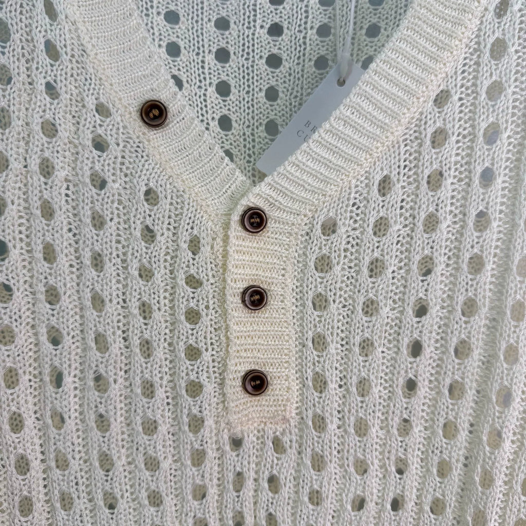 Brunello Cucinelli/26 New V-Neck Knit Top