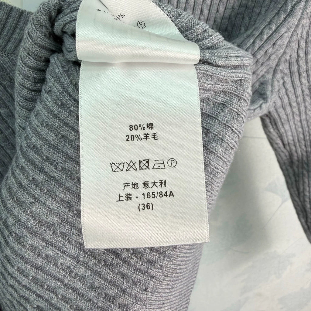 Dior / 26 Early Autumn New V-Neck Long-Sleeve Knit Sweater