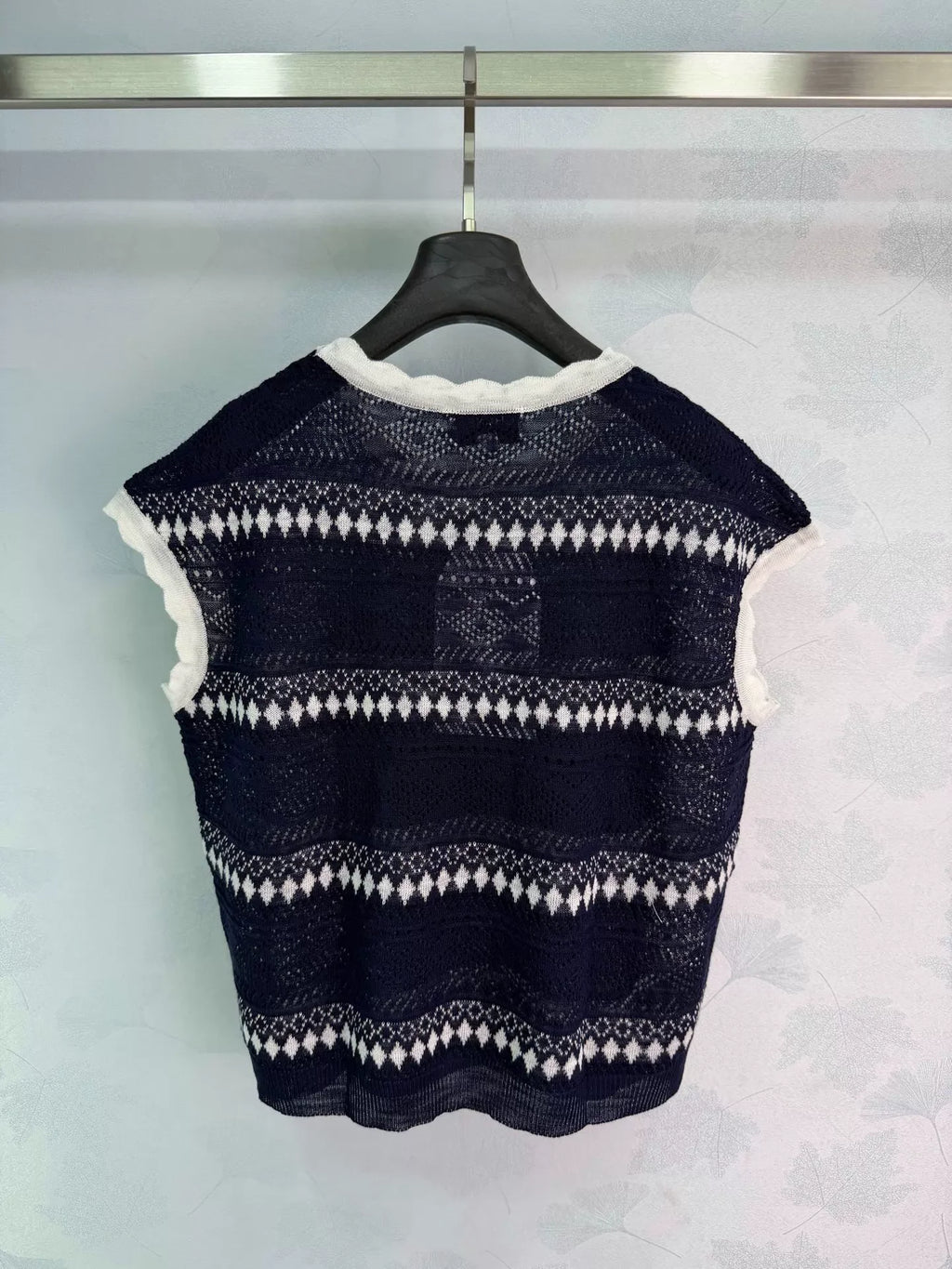 Chanel/26SS New Striped Knit Vest