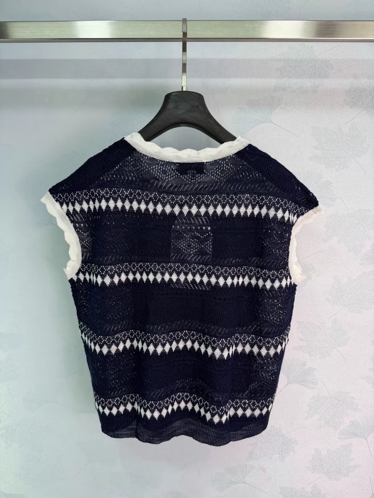 Chanel/26SS New Striped Knit Vest