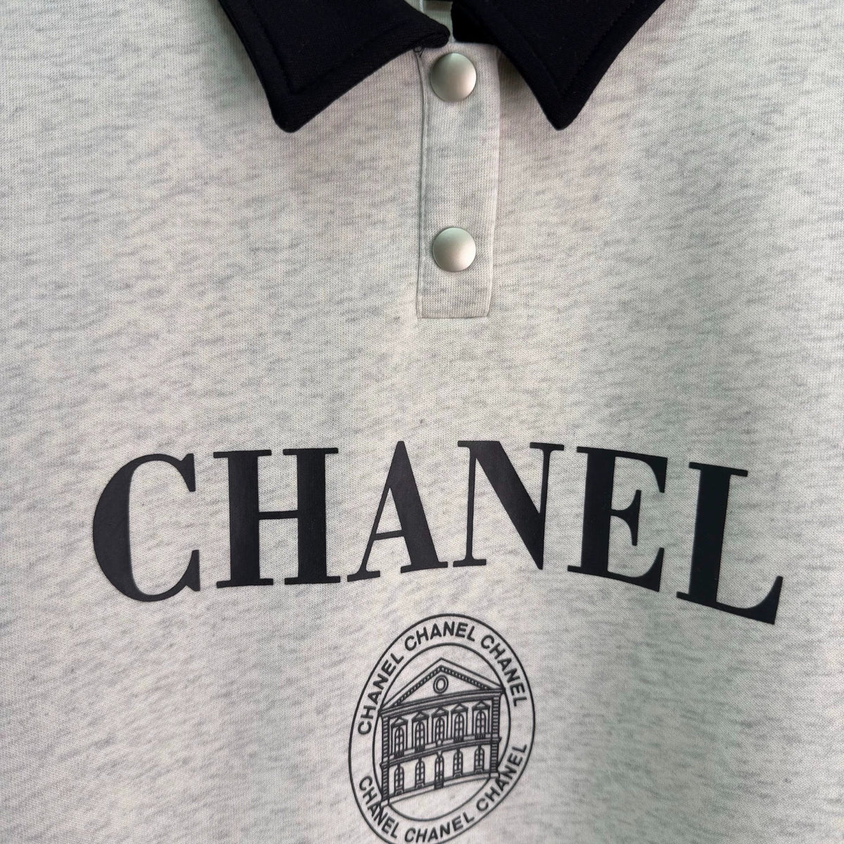 Chanel/26 Early Autumn Polo Collar Loose Sweater