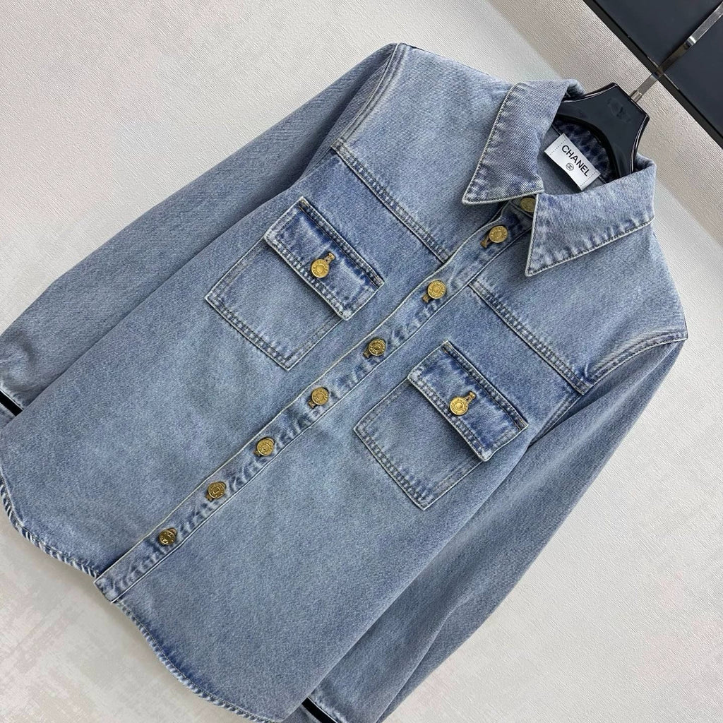 Chanel / 26 New Denim Shirt Jacket