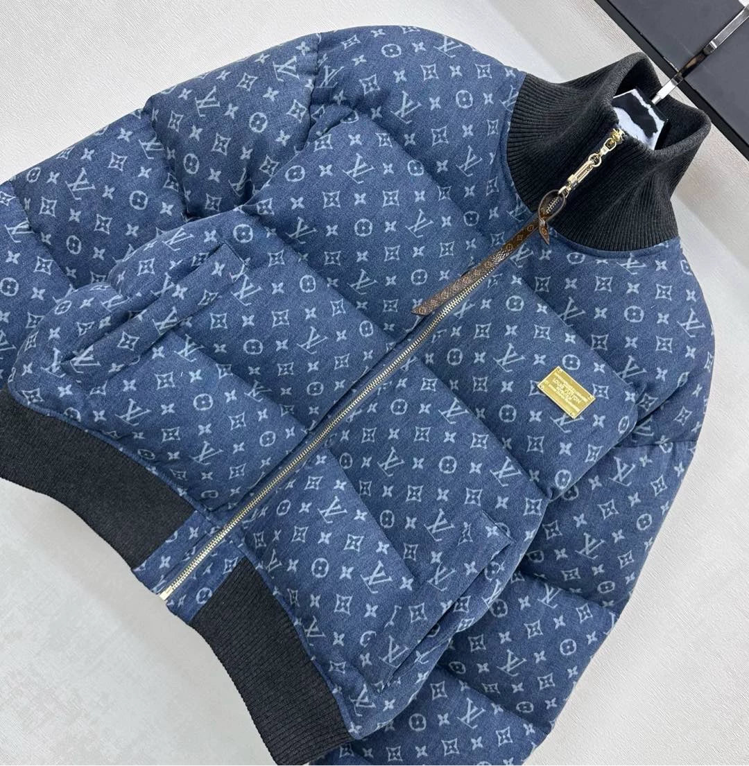 Louis Vuitton / 26 New Laser Denim Jacket Down Coat