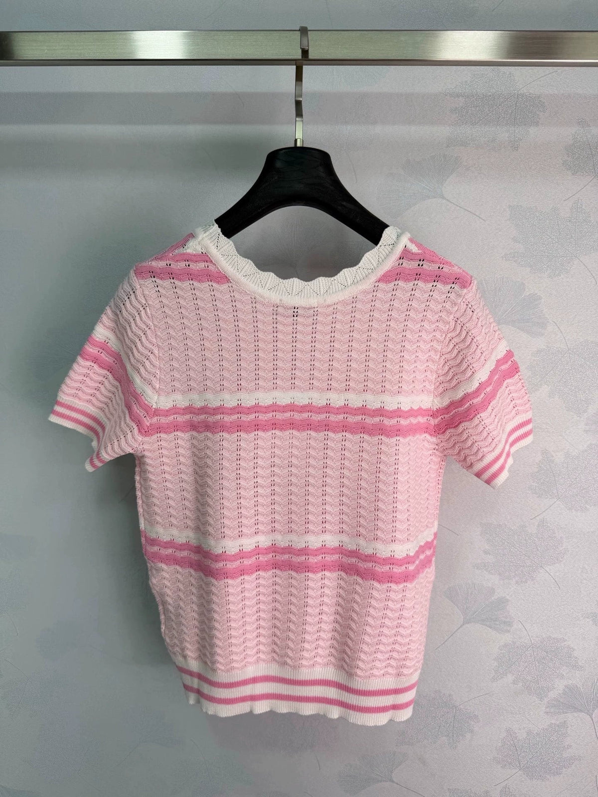 Chanel/26 Early Autumn New Knit Short Sleeve