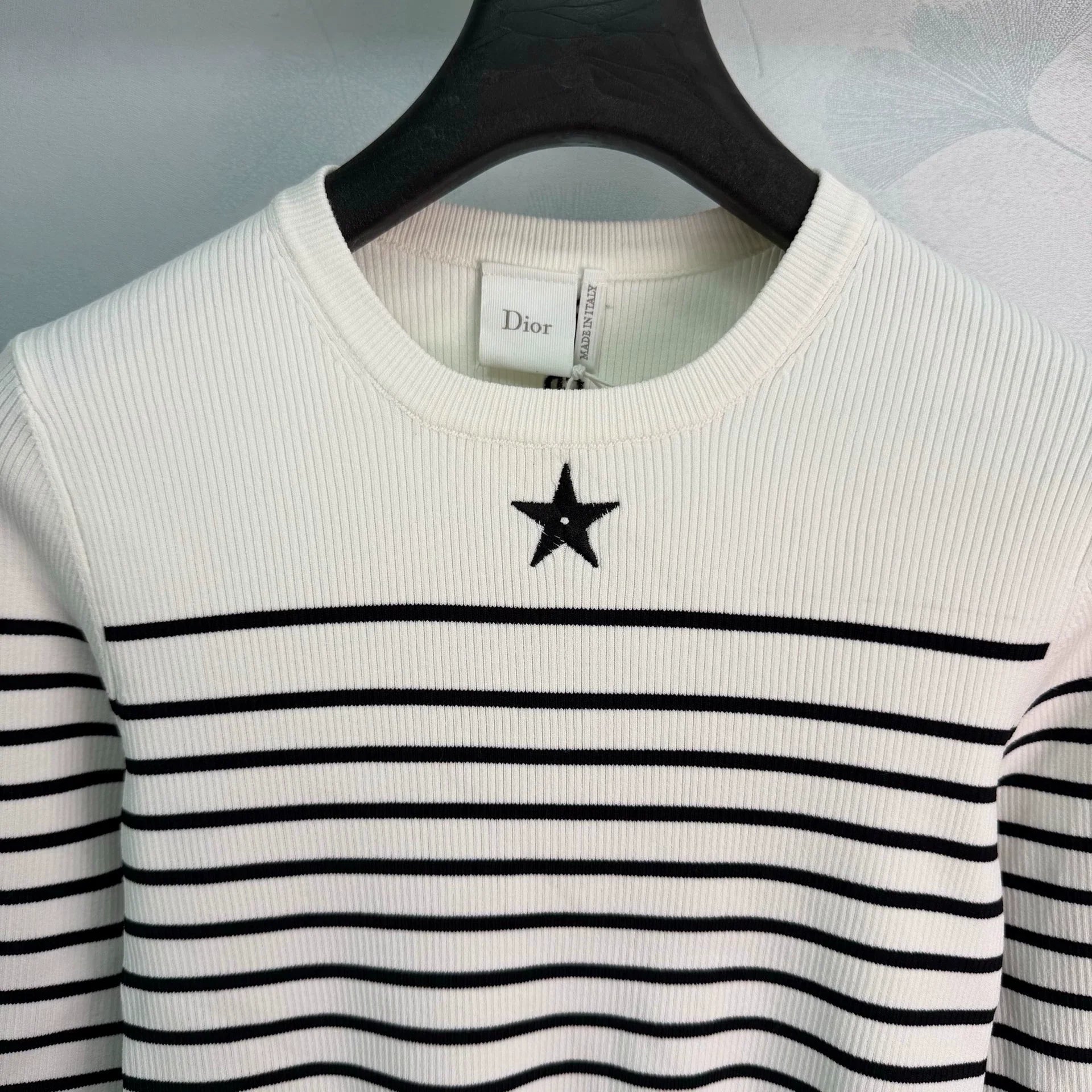 Dior/26 Early Autumn New Striped Wool Sweater