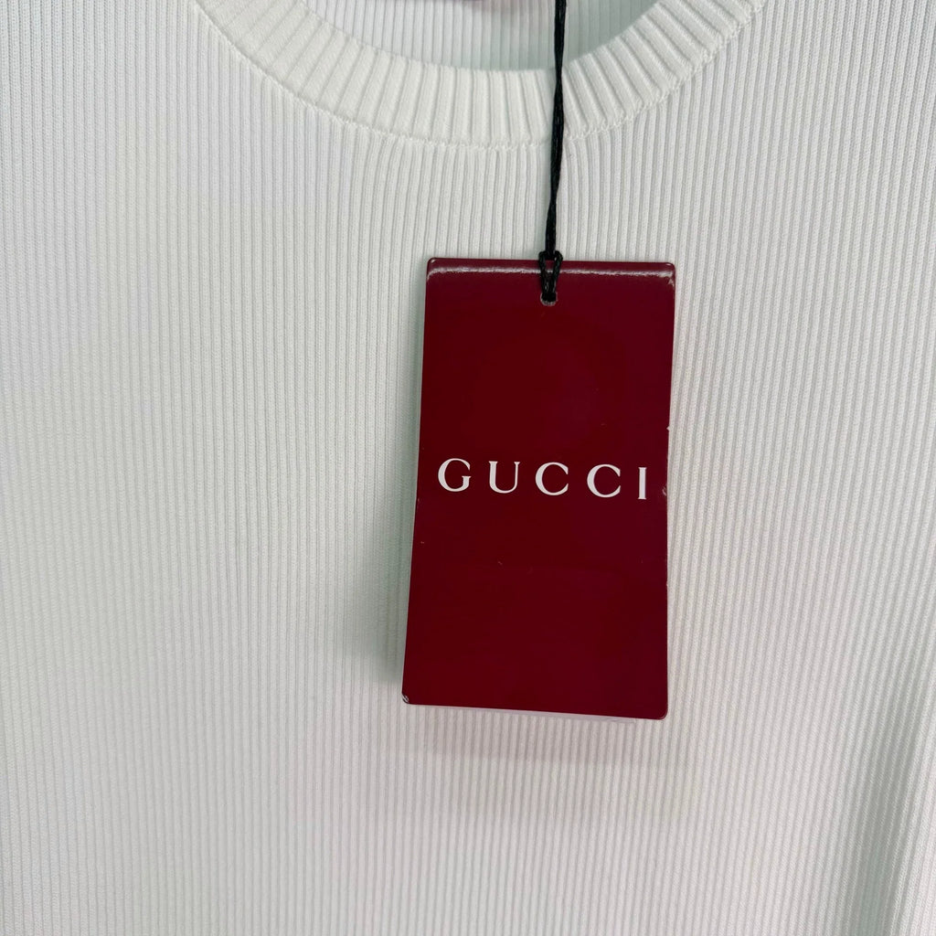 GUCCI/26SS White Knit Dress