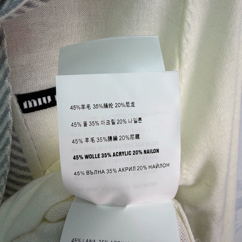 MiuMiu/26 Early Autumn New Striped Shawl Knit Cardigan