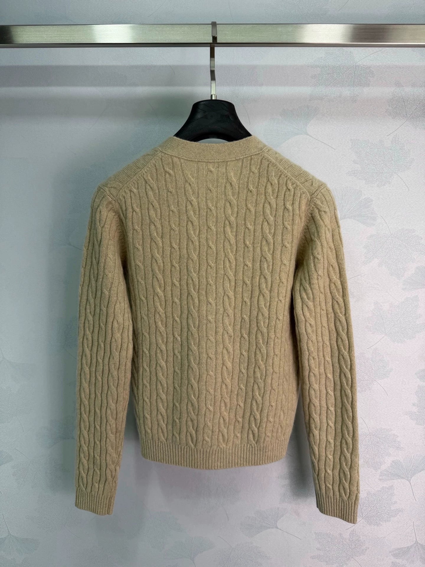 LORO PIANA/26 Early Autumn New Cable Knit Cardigan