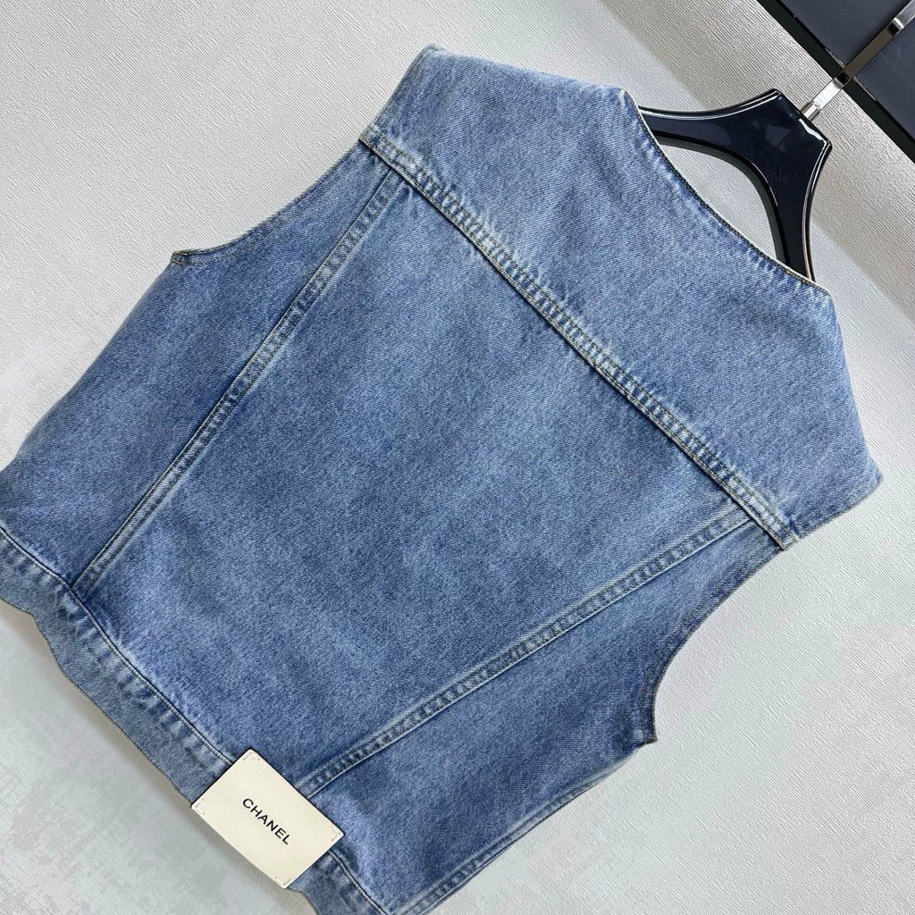 Chanel/26 New Denim Vest