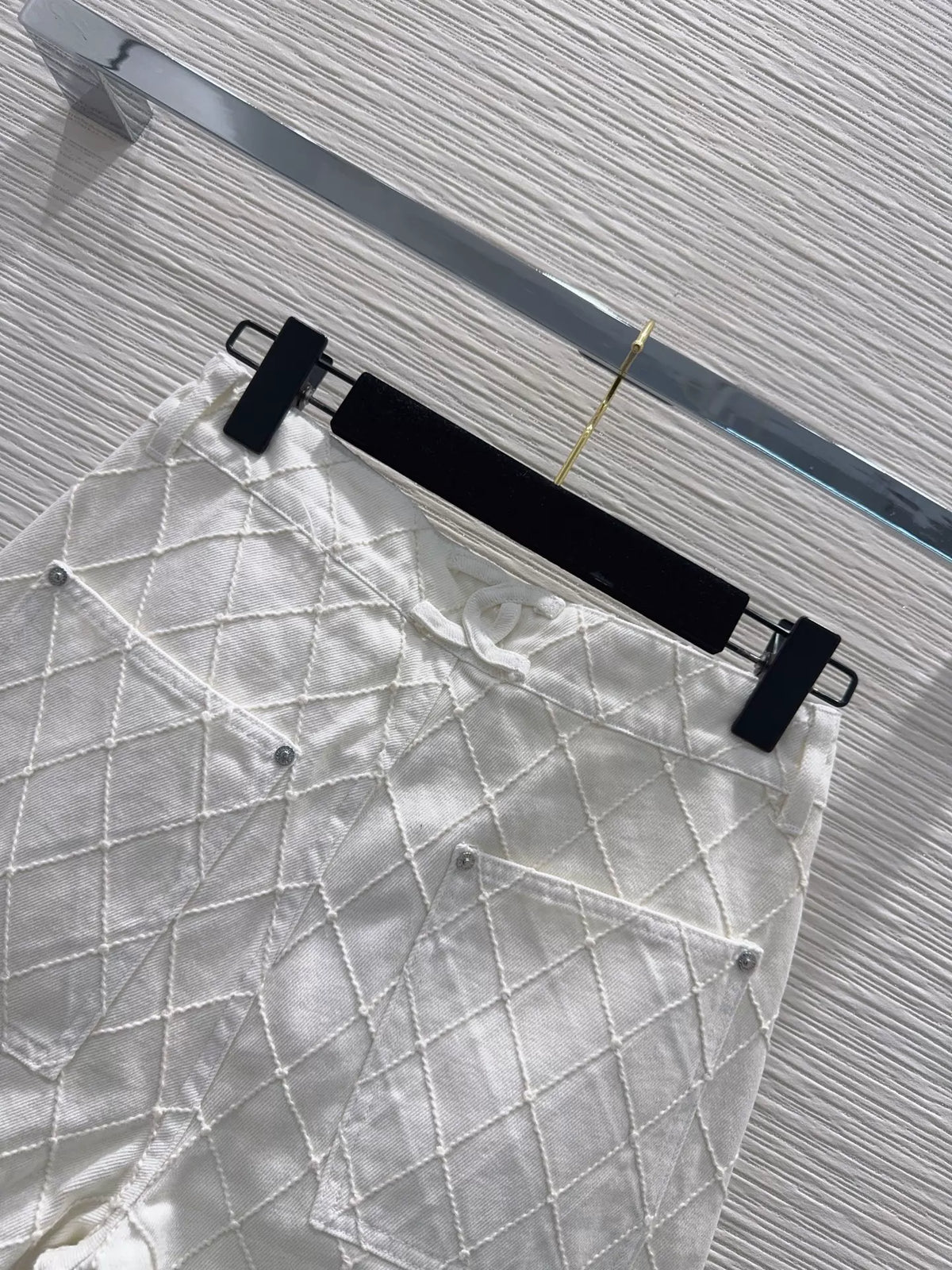Chanel/26SS New Denim Mid-Length Shorts