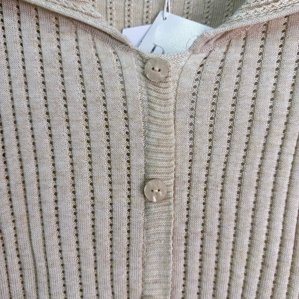 Dior/26 Early Autumn New Collared Long-Sleeve Knit Cardigan