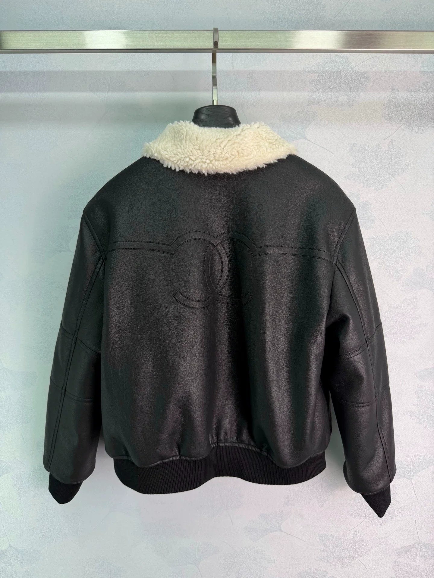 Chanel/26 New Lamb Wool Leather Jacket