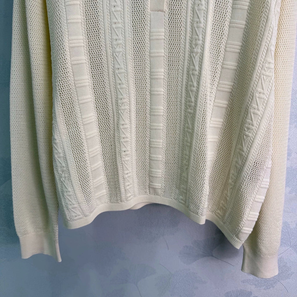 Hermès / 26 Early Fall New Polo Collar Knit Top