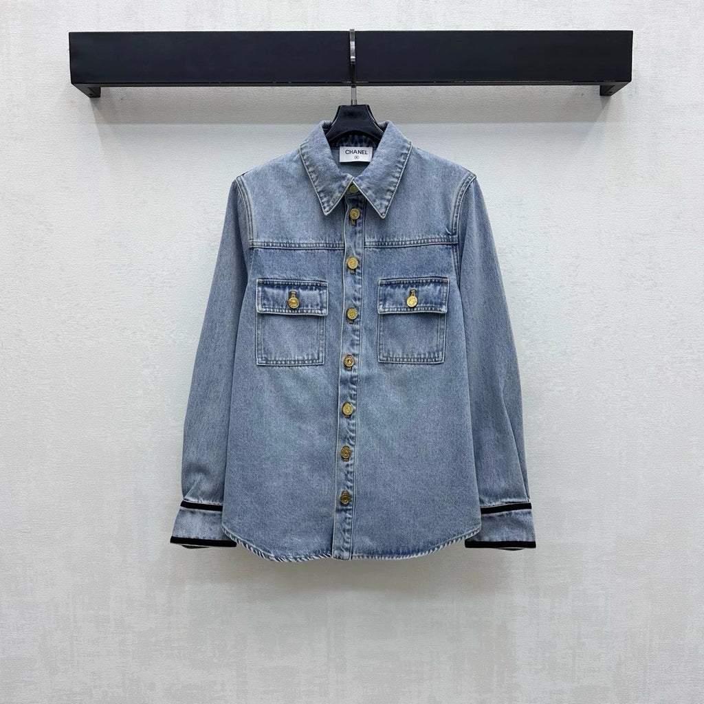 Chanel / 26 New Denim Shirt Jacket