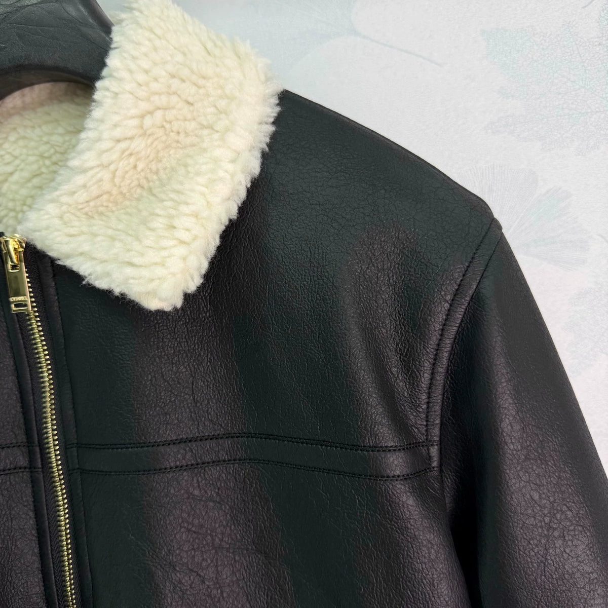 Chanel/26 New Lamb Wool Leather Jacket