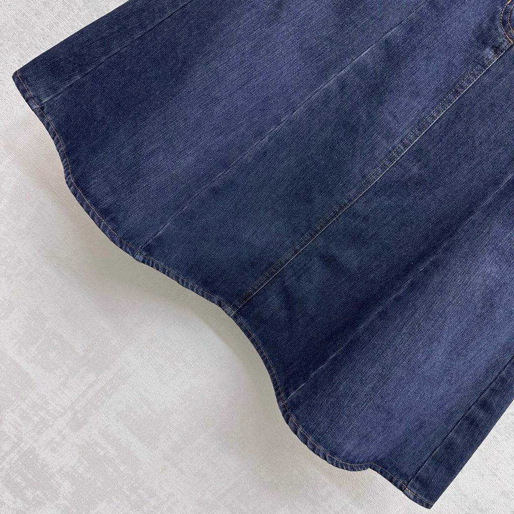 Chanel/26ssNew Embroidered Denim Mermaid Skirt