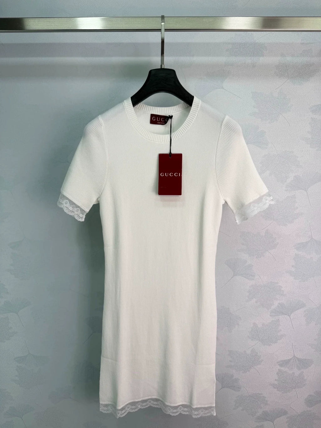 GUCCI/26SS White Knit Dress