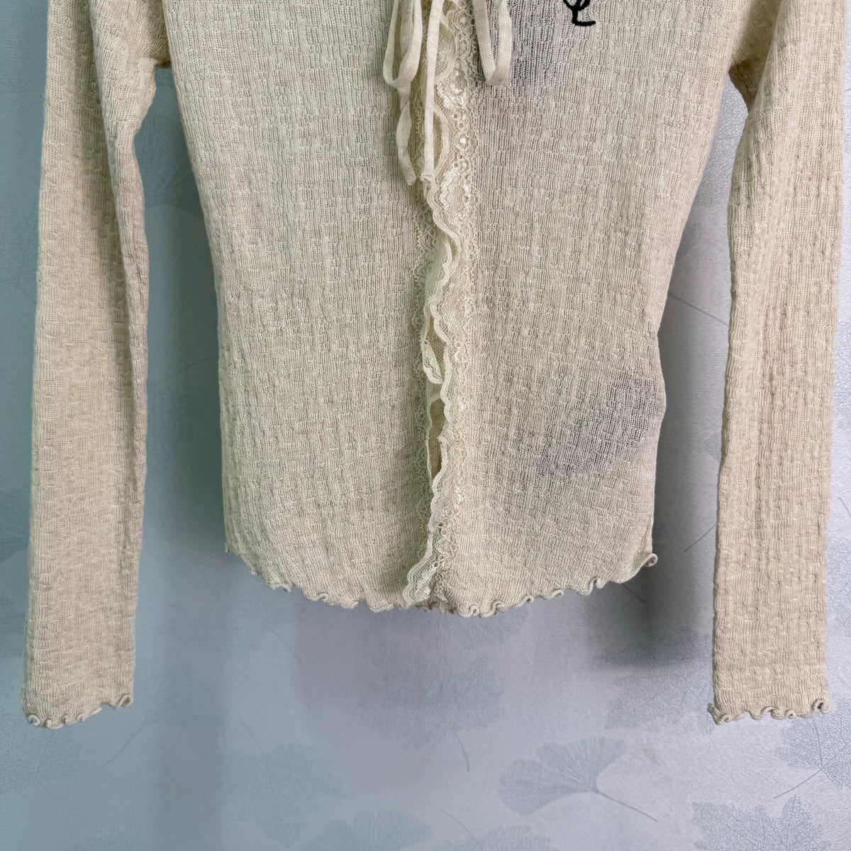 Yves Saint Laurent/26 Early Autumn New V-Neck Long-Sleeve Knit