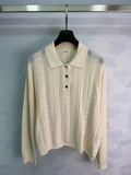 Hermès / 26 Early Fall New Polo Collar Knit Top