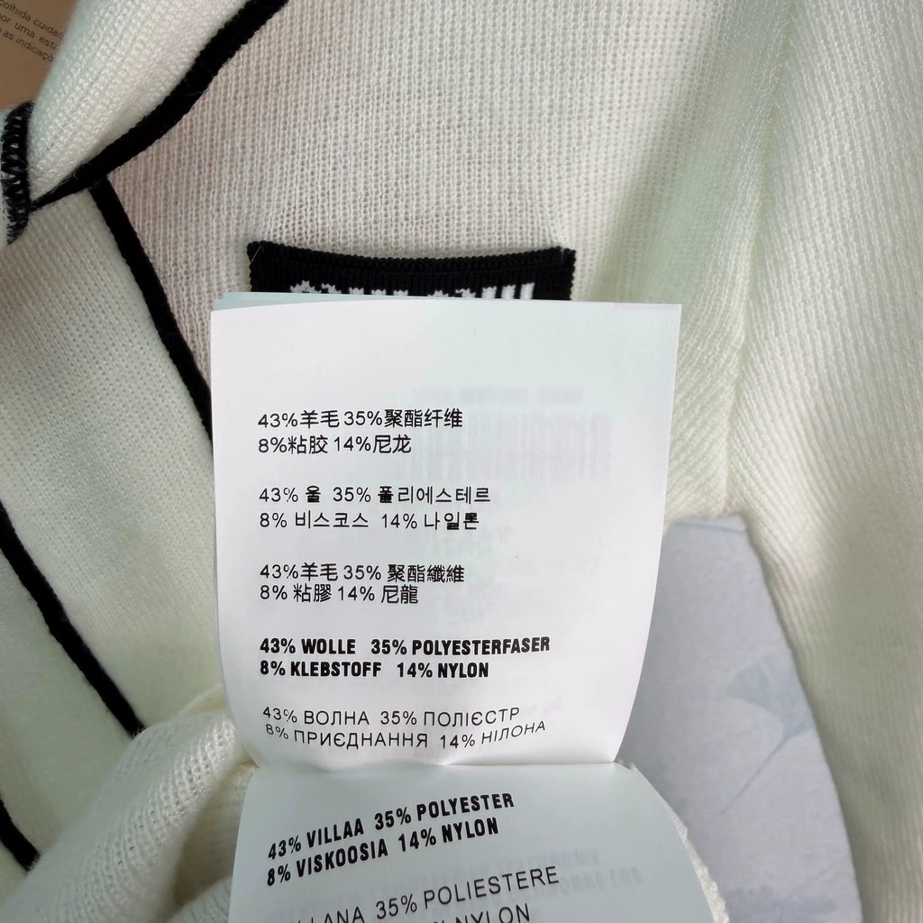 MiuMiu/26 Early Autumn New Shawl V-Neck Knit Long Sleeve Top