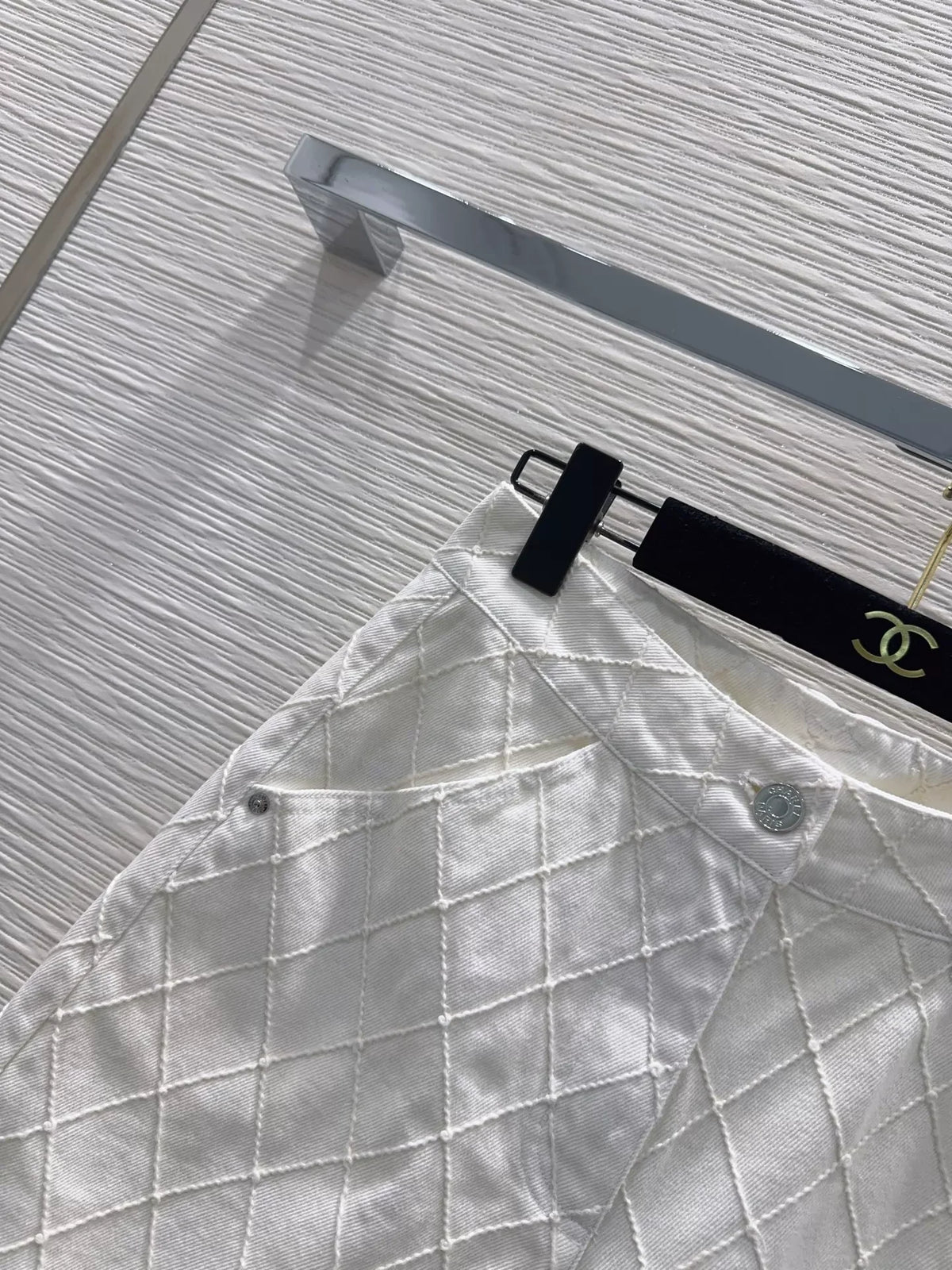 Chanel/26SS New Denim Mid-Length Shorts