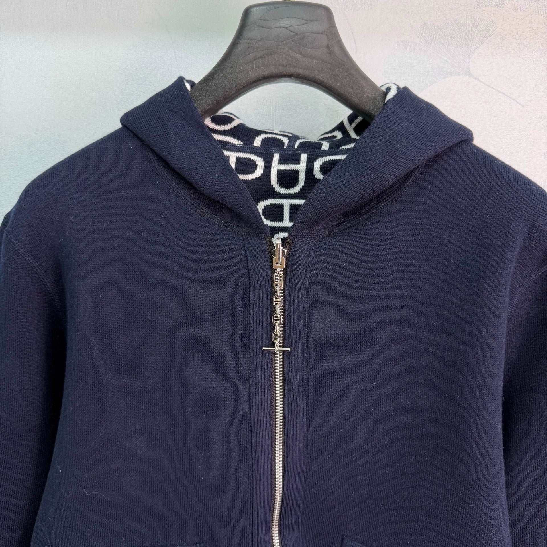 Hermès / 26 New Three-Color Hoodie Knit Cardigan
