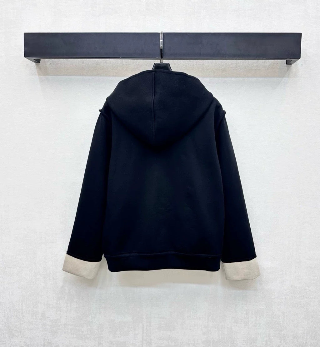 Louis Vuitton /26New Season Hooded Jacquard Jacket & Trousers Set