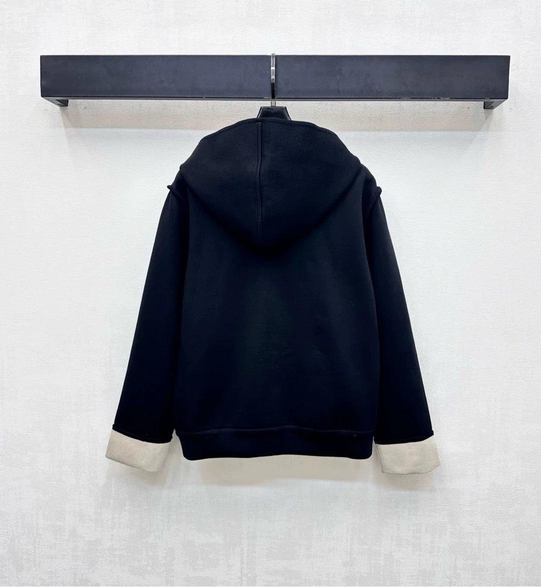 Louis Vuitton /26New Season Hooded Jacquard Jacket & Trousers Set