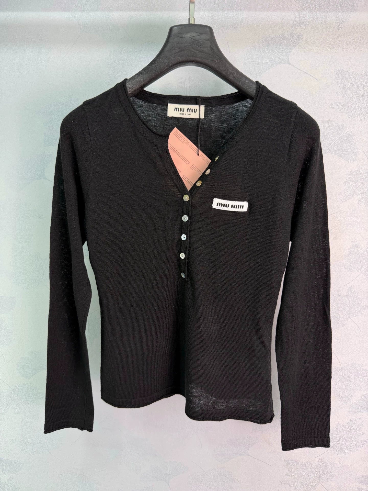 MiuMiu/26 Early Autumn Long-Sleeve Knit Sweater