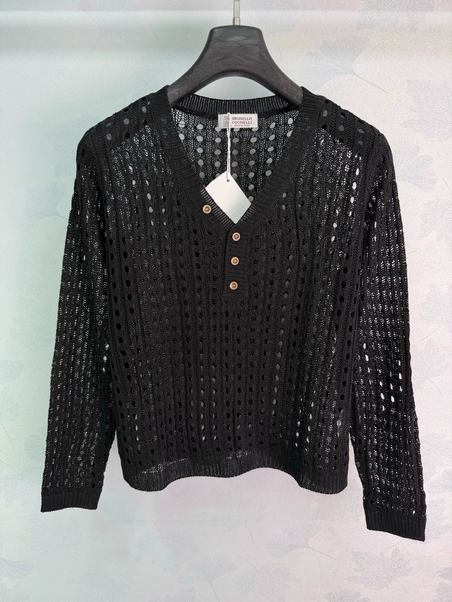 Brunello Cucinelli/26 New V-Neck Knit Top